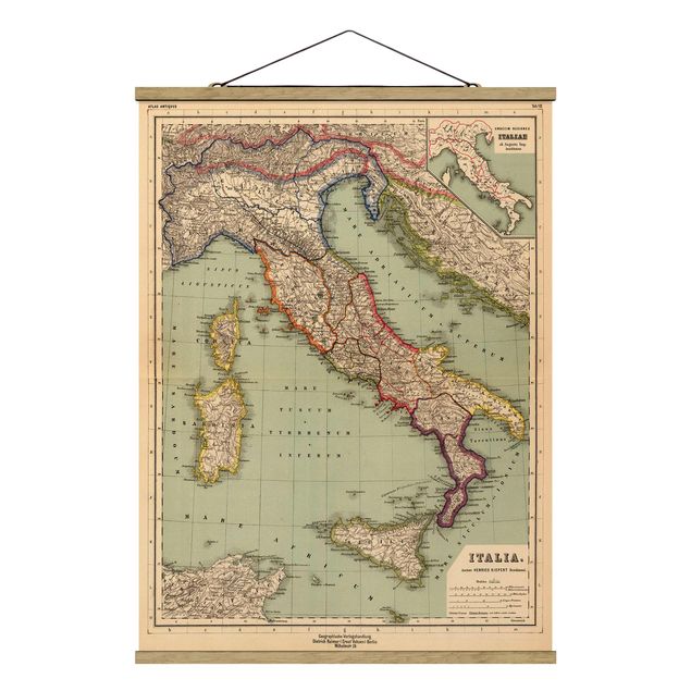 Tableaux reproduction Tableau Vintage Italie