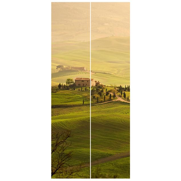 Papier peint paysage Chianti Toscane