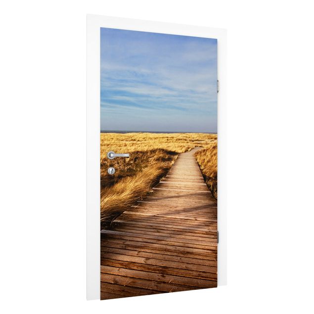 Papiers peints bord de mer Chemin des dunes sur Sylt