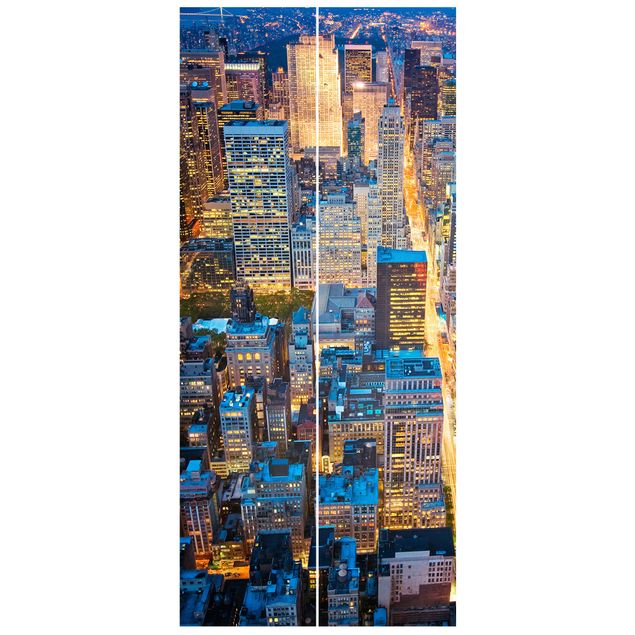 Papier peint panoramique ville Midtown Manhattan