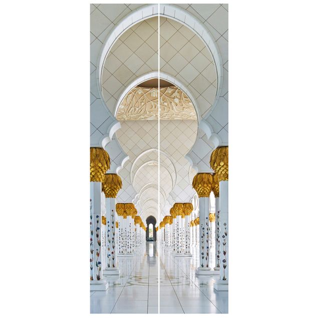 Papier peint zen Mosquée à Abu Dhabi