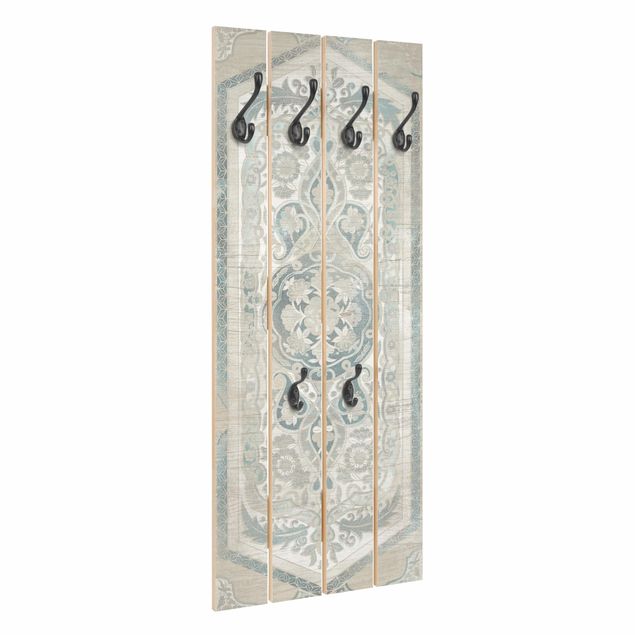 Porte manteaux muraux Panneaux en bois Perses Vintage IV