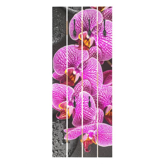 Porte manteau entree pink orchid