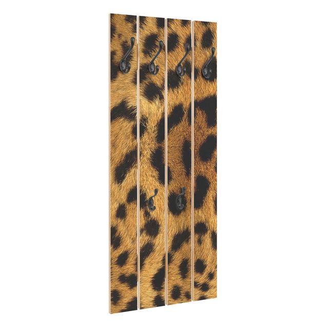 Porte-manteau en bois - Serval Cat Fur