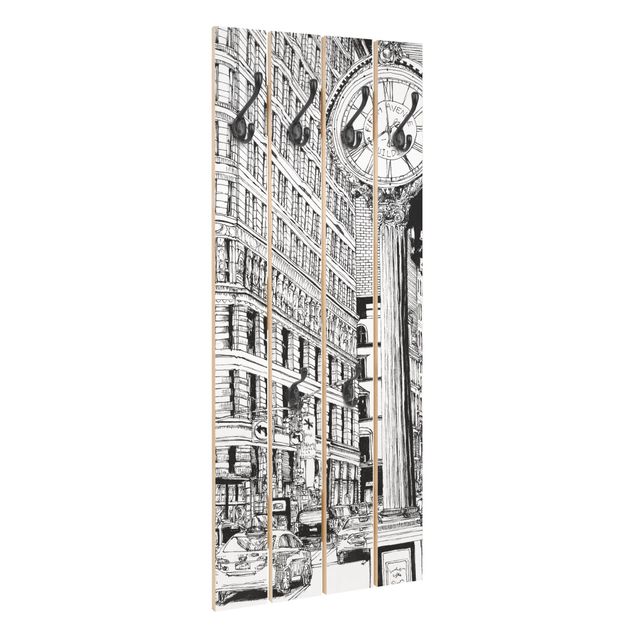 Porte manteau entree City Study - Flatiron Building