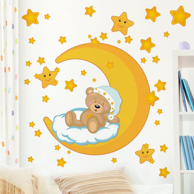 Décoration chambre bébé Grand lot ciel étoilé de nounours