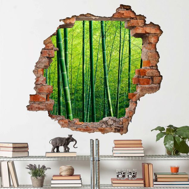 Déco murale cuisine Forêt de bambous