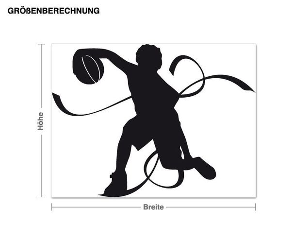 Sticker mural - Basketball