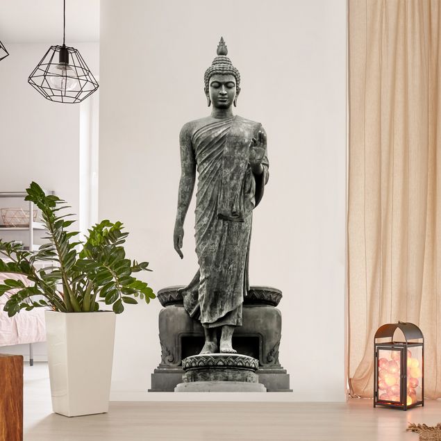 Stickers muraux retro Statue de Bouddha