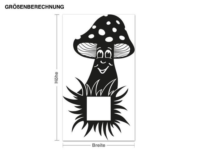 Sticker mural - Fly Agaric