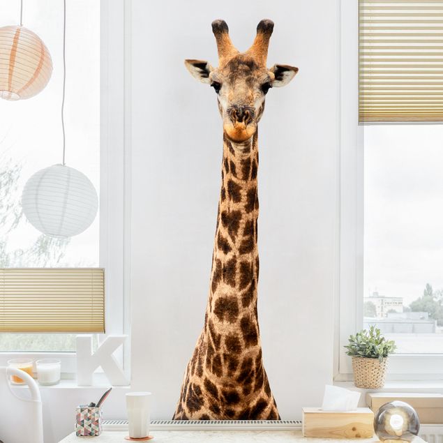 Déco chambre enfant Tête de girafe