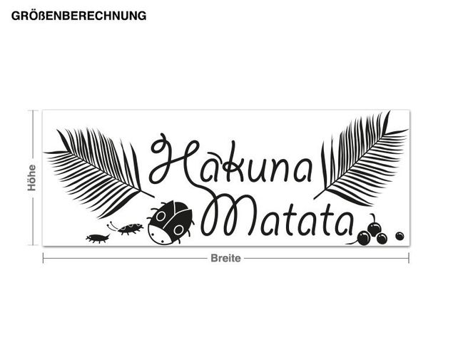 Sticker mural - Hakuna Matata Kids