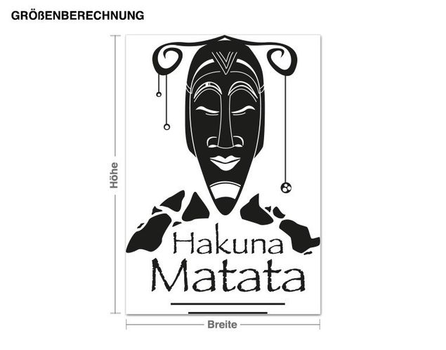 Sticker mural - Hakuna Matata