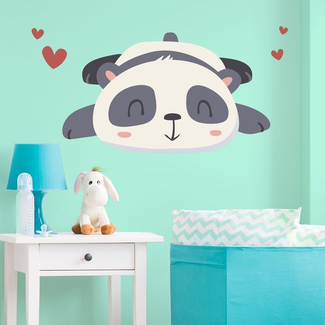 Sticker mural panda Amorous Panda
