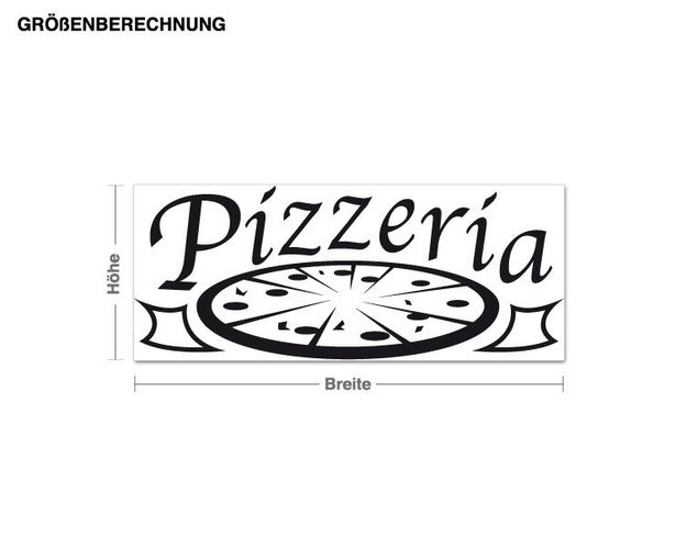 Sticker mural - Pizzeria