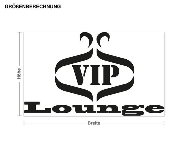 Sticker mural - VIP Lounge XXL