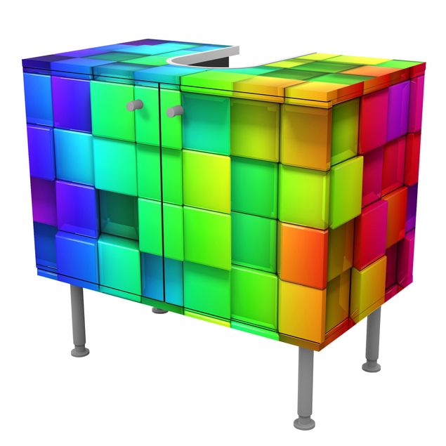 Meubles sous lavabo design - 3D Cubes