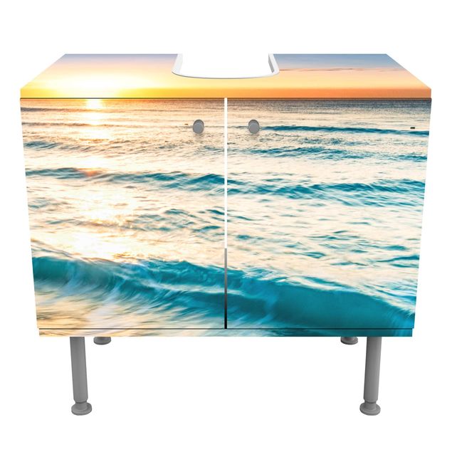 Meubles sous lavabo design - Sunset At The Beach