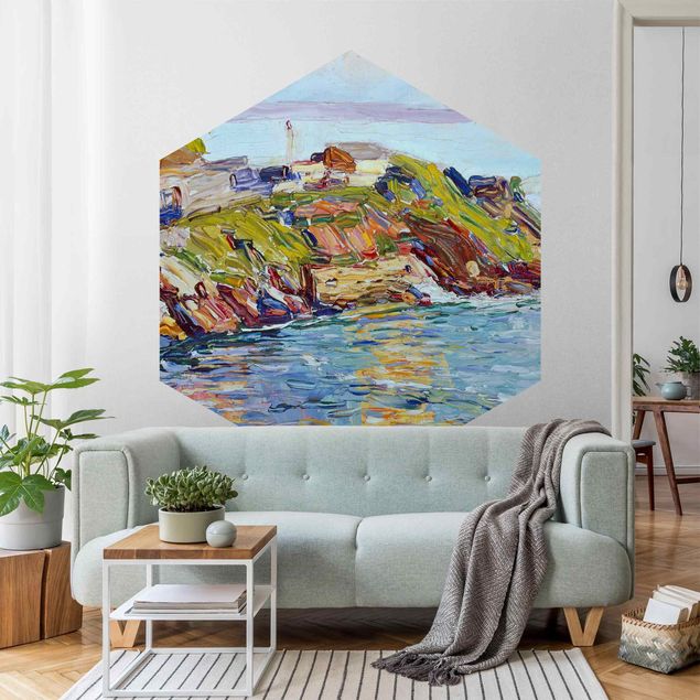 Papier peint panoramique bord de mer Wassily Kandinsky - Rapallo, la baie