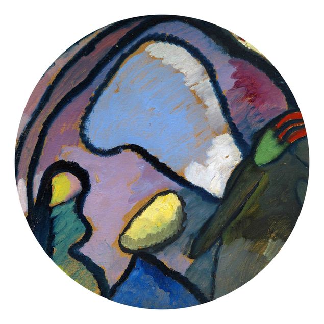 Tapisserie moderne Wassily Kandinsky - Étude pour l'improvisation 10
