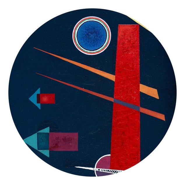 Tapisserie moderne Wassily Kandinsky - Rouge puissant