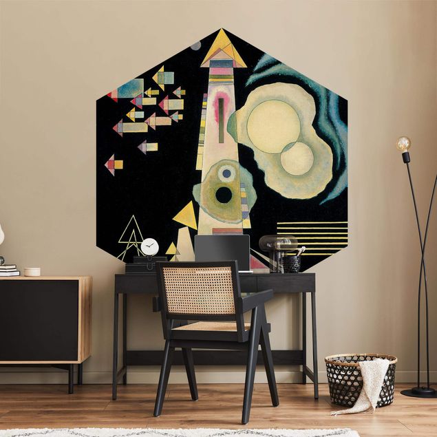 Papier peint moderne Wassily Kandinsky - Flèches