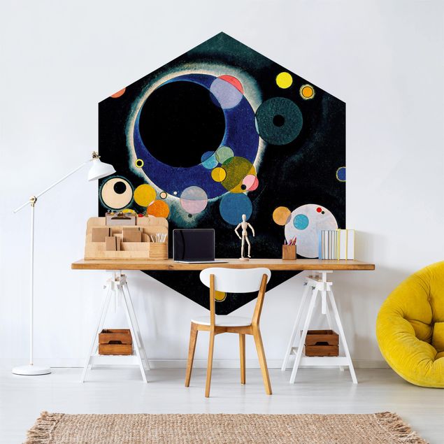 Tableaux Expressionnisme Wassily Kandinsky - Cercles d'esquisses