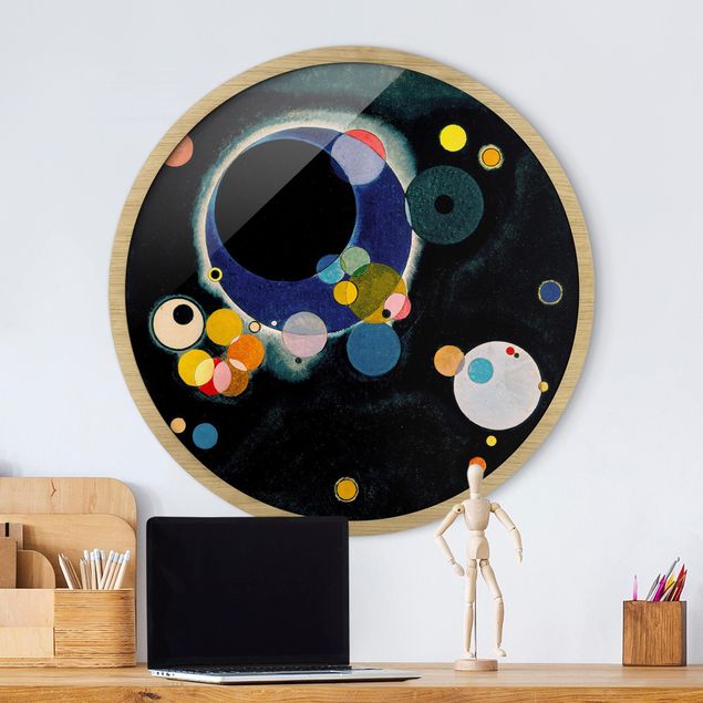 Tableaux Artistiques Wassily Kandinsky - Cercles d'esquisses