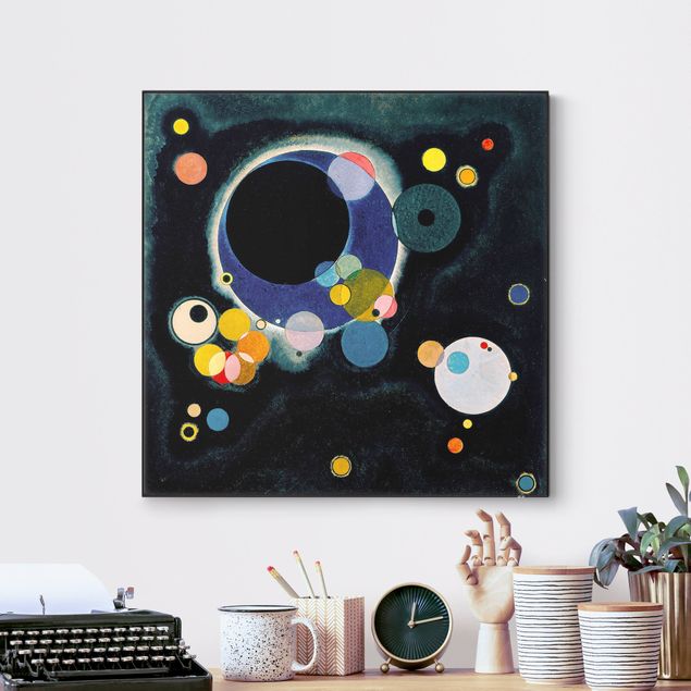 Tableau artistique Wassily Kandinsky - Esquisse de cercles