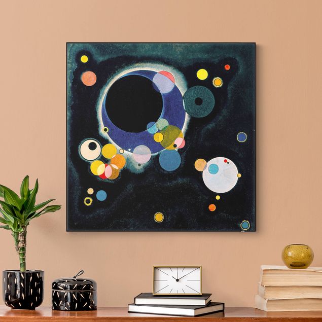 Tableau moderne Wassily Kandinsky - Esquisse de cercles