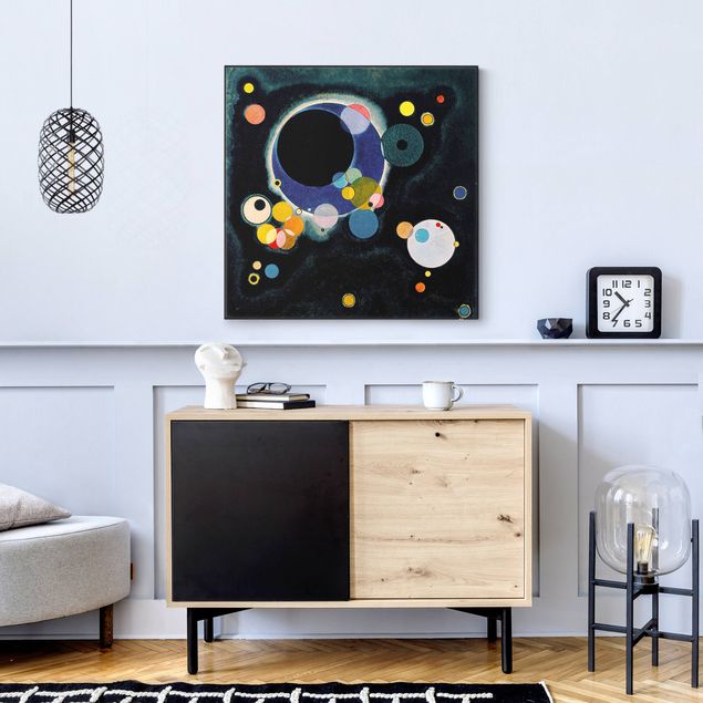 Tableau expressionnisme Wassily Kandinsky - Esquisse de cercles