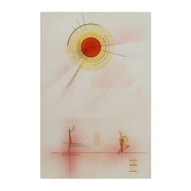Tableau abstrait Wassily Kandinsky - Rayons