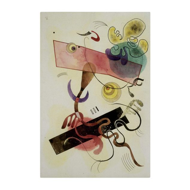 Tableau art abstrait Wassily Kandinsky - Taches