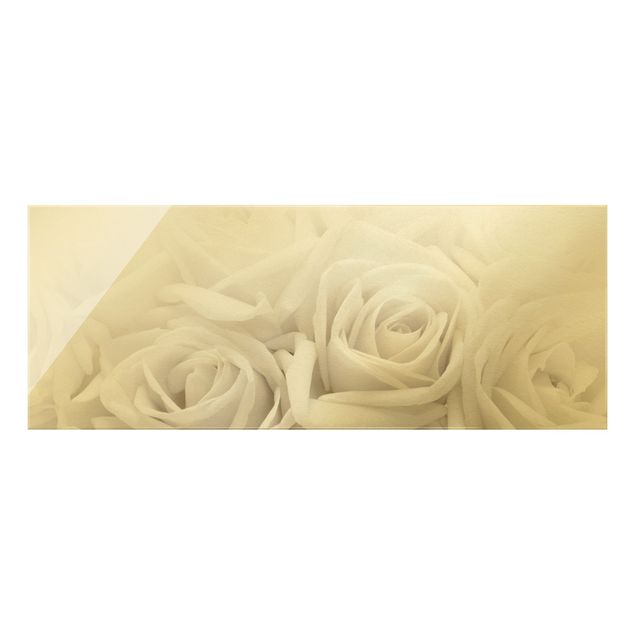 tableaux floraux Roses de mariage