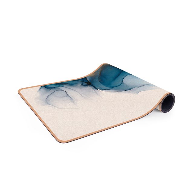 Tapis de yoga - The Wind's Path Blue And Gold