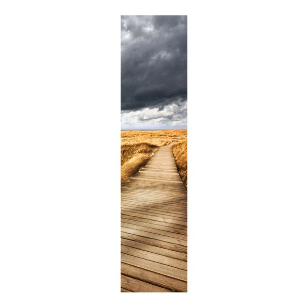 Panneau japonais paysage Chemin entre les dunes
