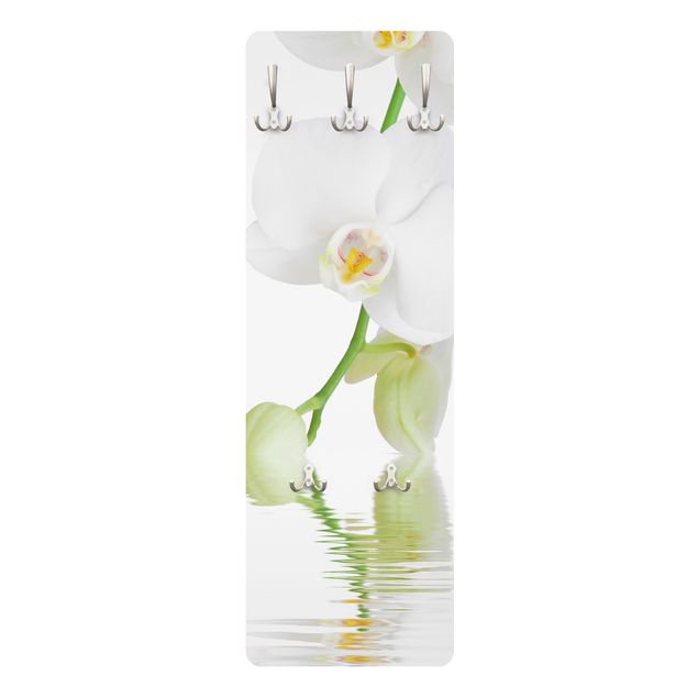 Porte-manteau fleurs - Spa Orchid - White Orchid