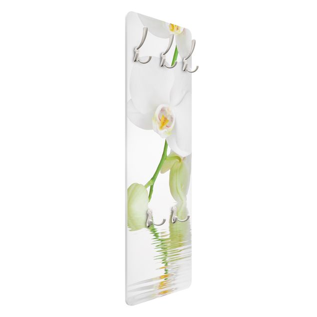 Porte-manteau fleurs - Spa Orchid - White Orchid