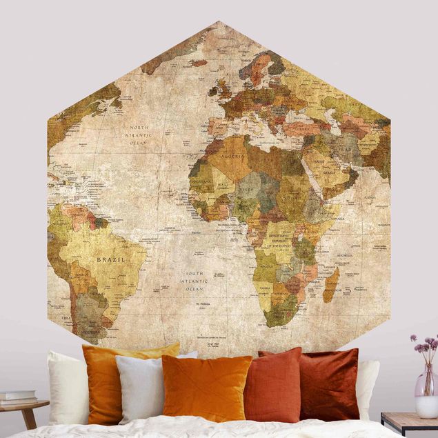 Papier peint moderne World Map
