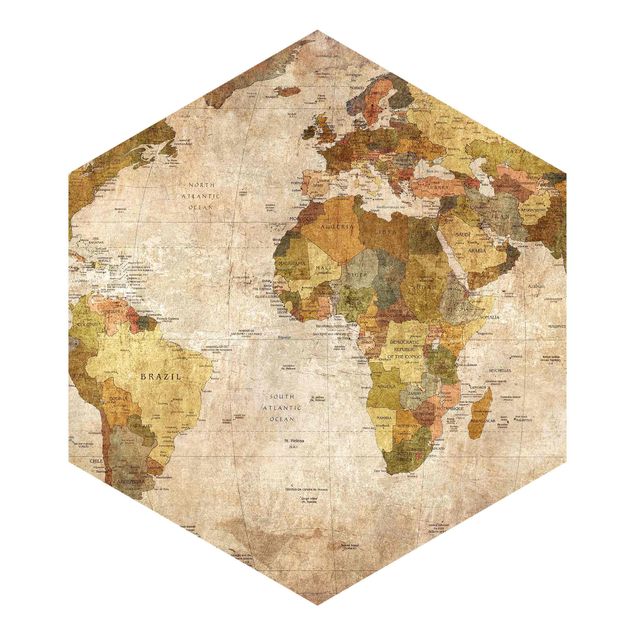 Papier peint panoramique World Map