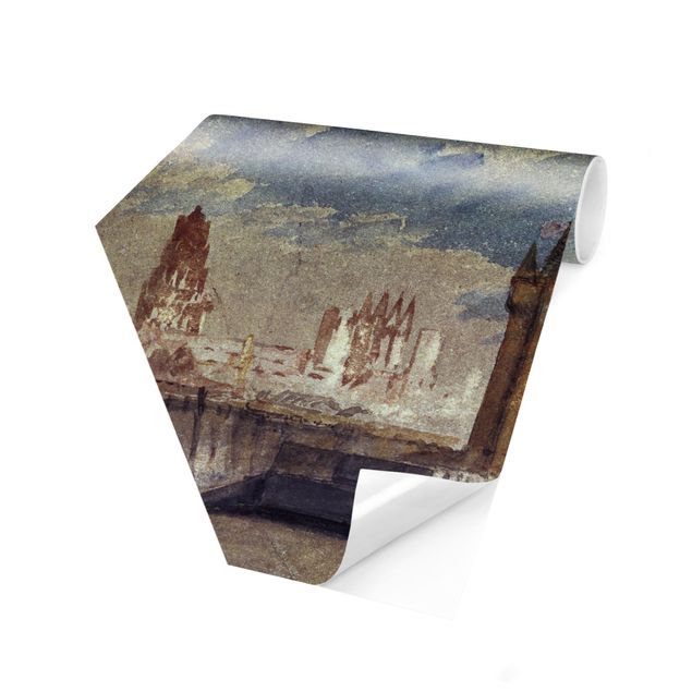 Papier peint panoramique paysage William Turner - Mayence