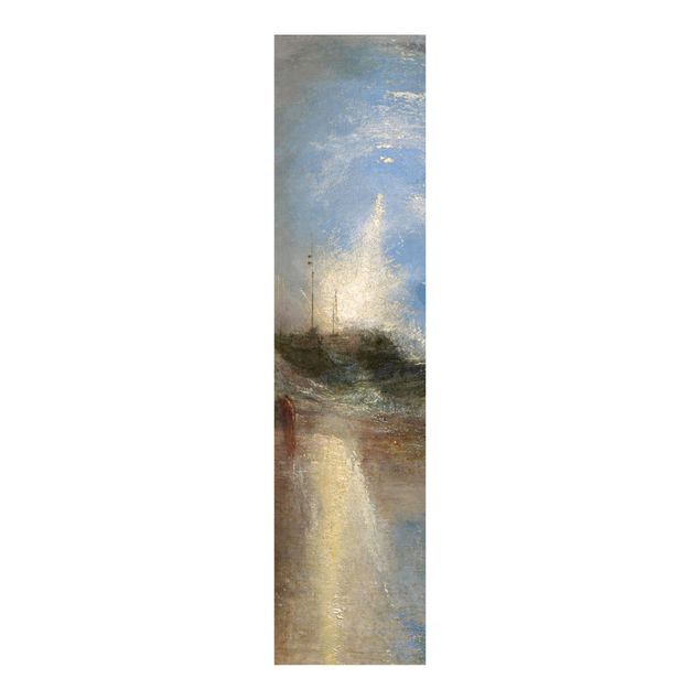 Romantisme tableau William Turner - Fusées et feux bleus (à portée de main) pour avertir les bateaux à vapeur des hauts-fonds