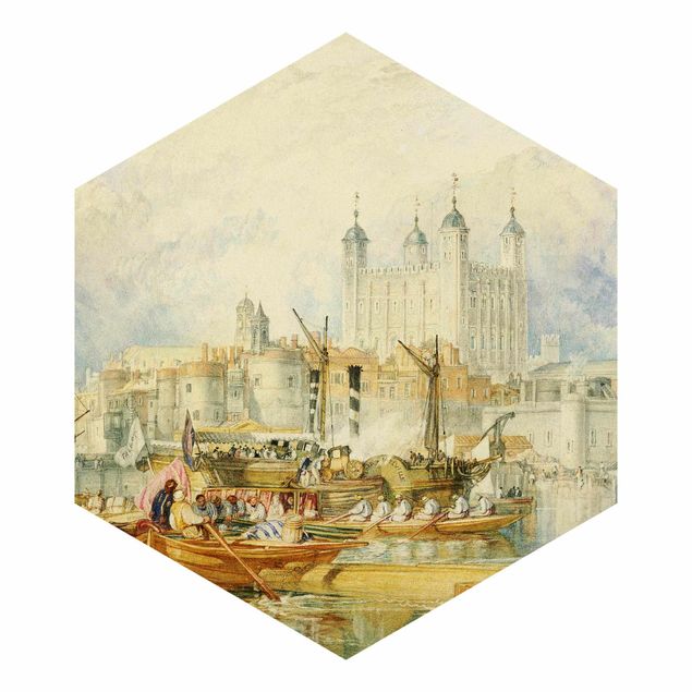 Papier peint panoramique ville William Turner - Tour de Londres