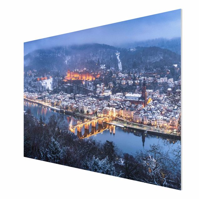 Tableaux modernes Heidelberg en hiver
