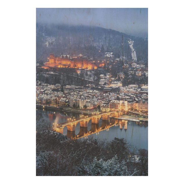Tableaux muraux Heidelberg en hiver