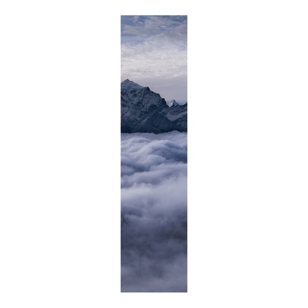 Panneau japonais nature Mer de nuages dans l'Himalaya