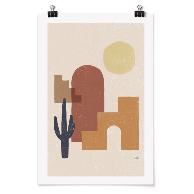 Poster reproduction - Desert arches II