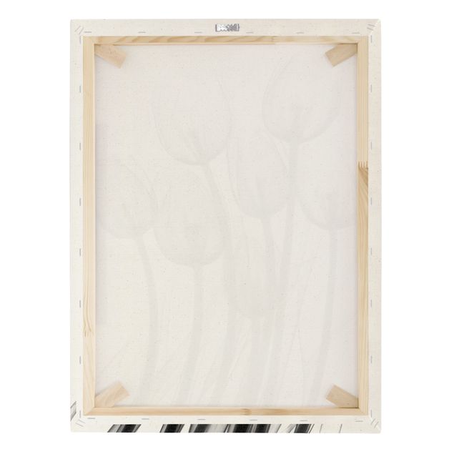 Tableau sur toile naturel - X-Ray - Tulips - Format portrait 3:4