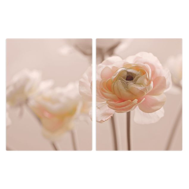 Cache plaques de cuisson - Delicate Bouquet Of Light Pink Flowers