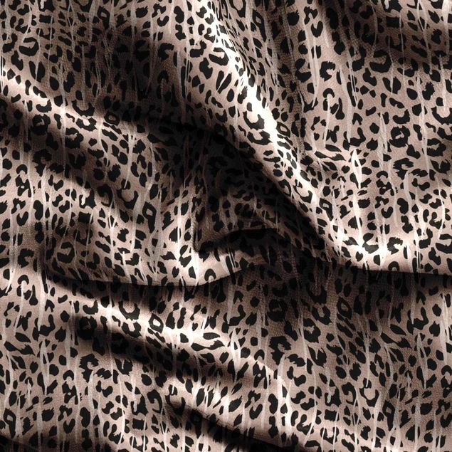 rideau motif Zebra Leopard Pattern